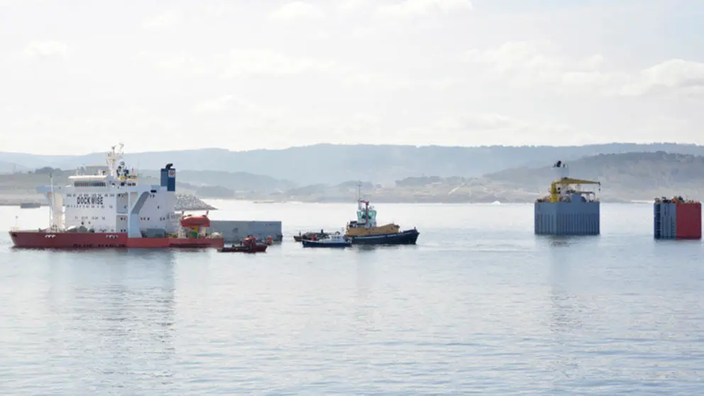 Puerto Exterior de A Coru&ntilde;a.