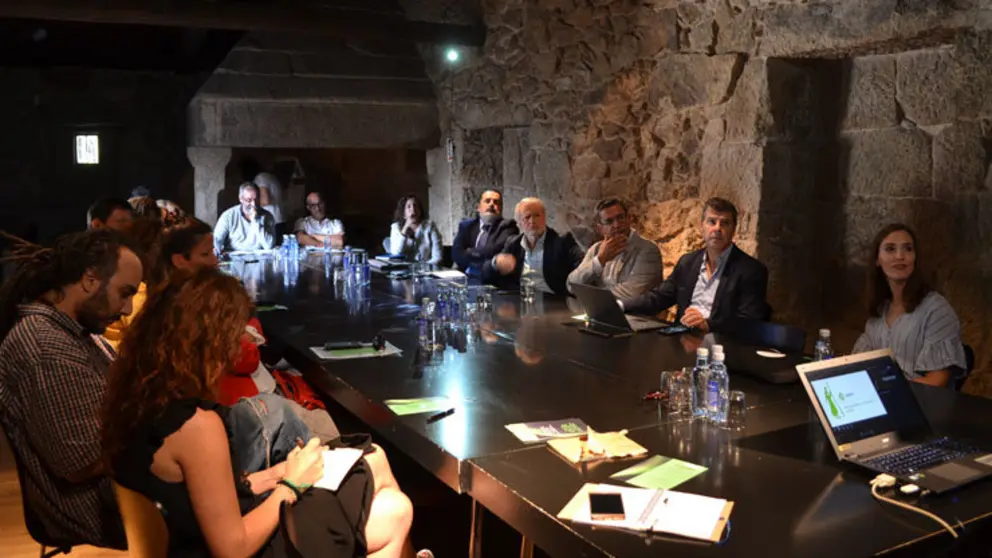 Participantes en la jornada de marketing digital celebrada en la Casa dos Poetas, Celanova.