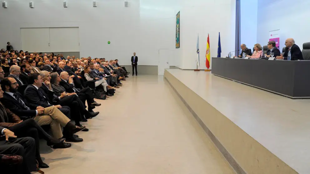 Conferencia de la ministra Nadia Calvi&ntilde;o en la UDC./M.FUENTES.