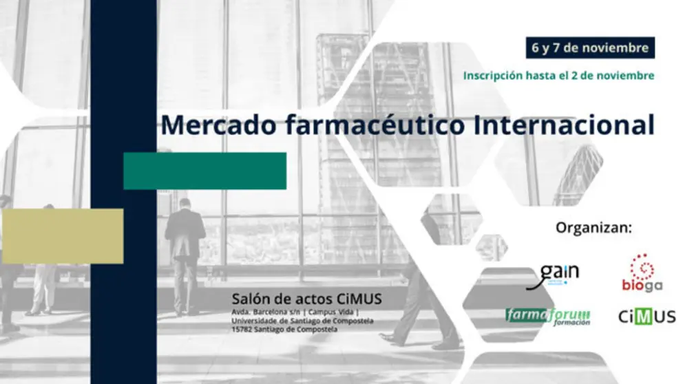 Curso sobre el mercado farmac&eacute;utico internacional.