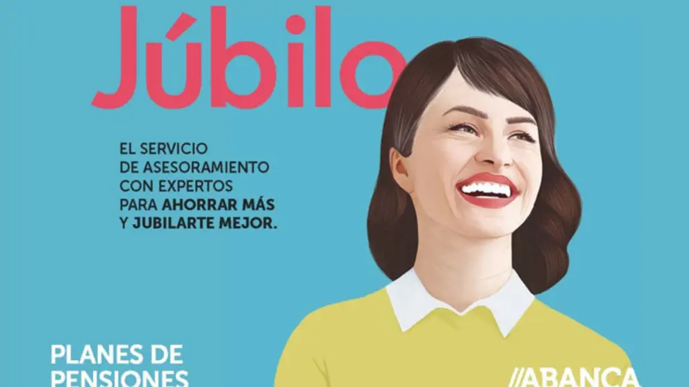 Imagen promocional del nuevo servicio de Abanca "J&uacute;bilo".