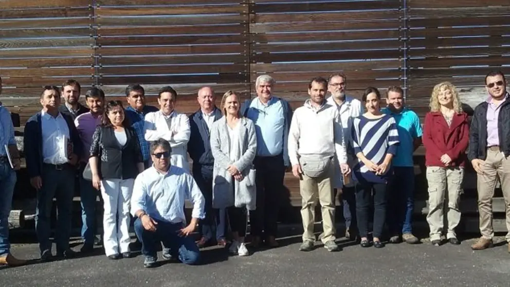 El grupo de empresarios chilenos en su visita al CIS-Madeira.