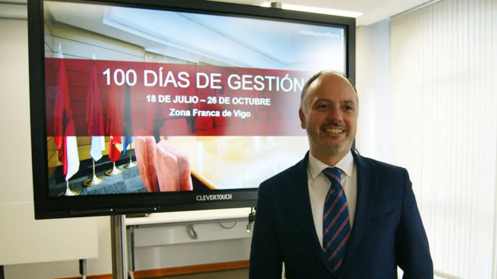 David Regades, delegado del Consorcio de Zona Franca de Vigo.
