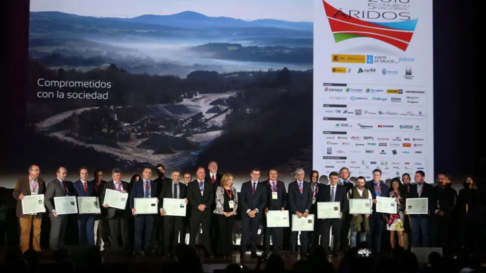 Clausura del V Congreso Nacional de &Aacute;ridos, en Santiago.