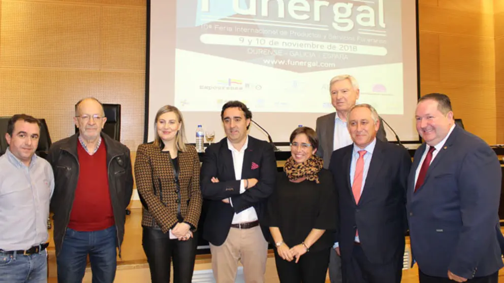 Participantes en la presentaci&oacute;n de la 10&ordf; edici&oacute;n de Funergal.