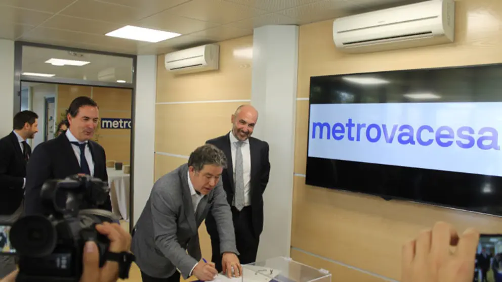 Metrovacesa present&oacute; su proyecto de Residencial Novol&eacute;rez en un acto al que asisti&oacute; el alcalde de Pontevedra.
