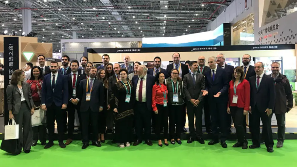 Delegaci&oacute;n gallega en la I Feira de Importaci&oacute;n de China.