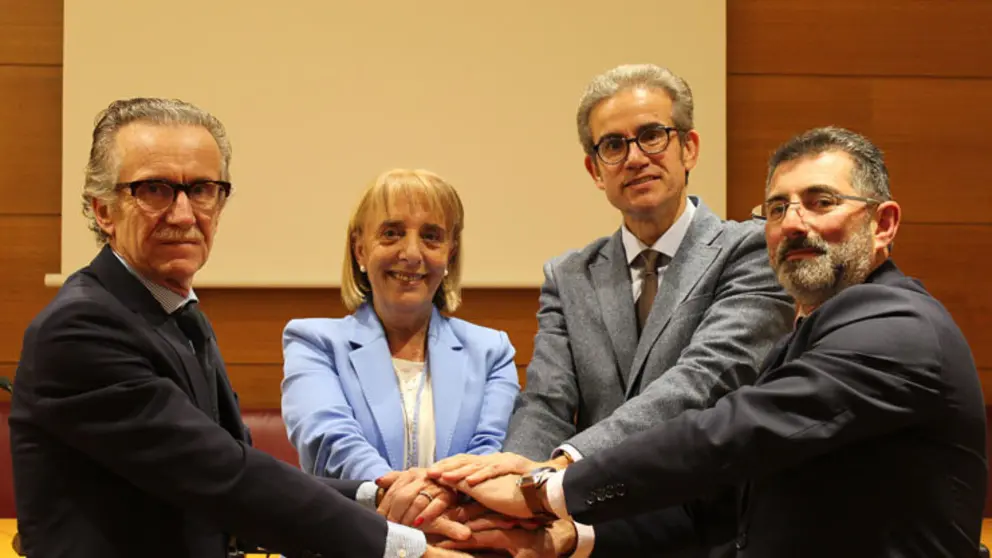 Manuel Maneiro, Marisol N&oacute;voa, Jos&eacute; Manuel D&iacute;az Barreiros y Alejandro Cruz.