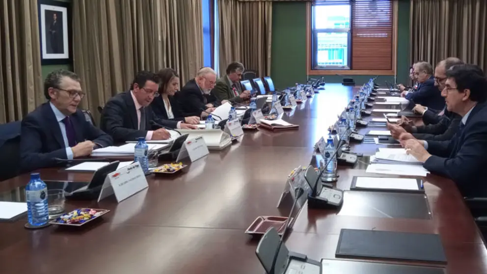 Reuni&oacute;n del consejo de administraci&oacute;n del Puerto de Vigo.