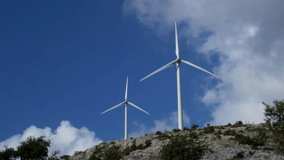 Aerogeneradores fabricados por Siemens Gamesa.