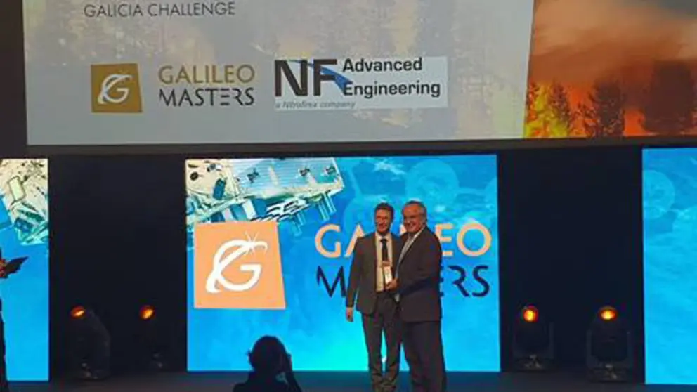 Imagen de la entrega de los premios del Concurso Europeo de Navegaci&oacute;n por Sat&eacute;lite en Marsella (Francia).