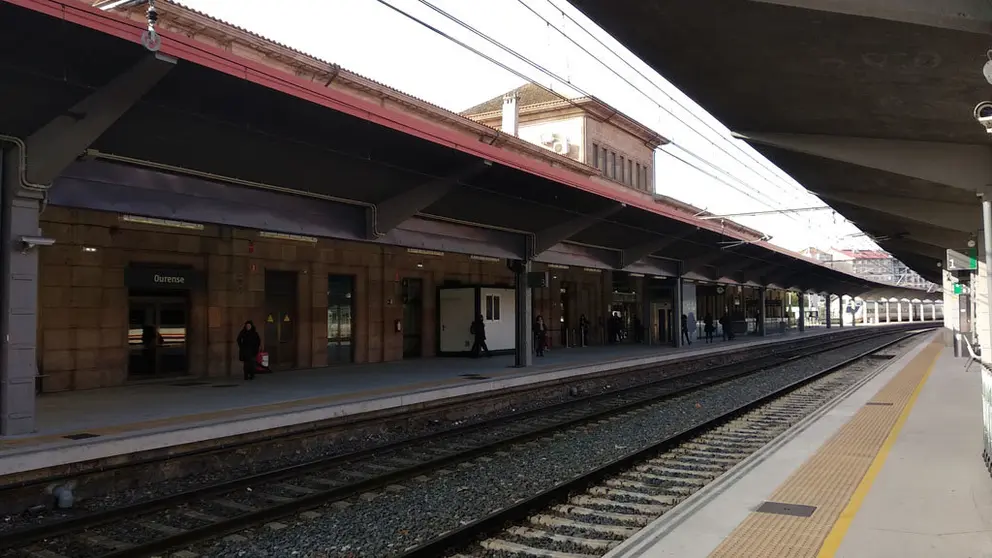 Estaci&oacute;n de ferrocarril de Ourense./P.L.