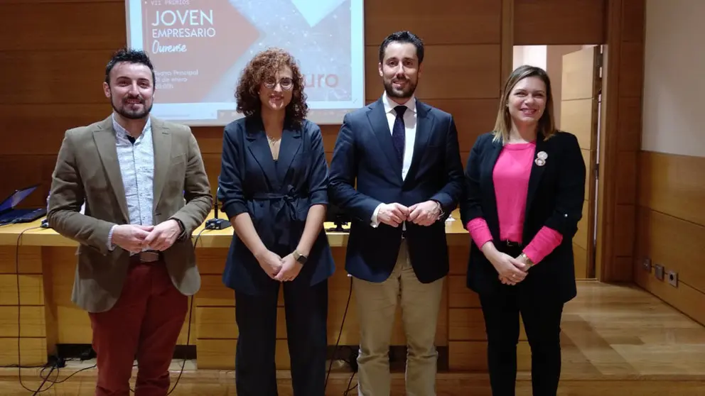 Jos&eacute; Manuel Mart&iacute;nez, Nuria Iglesias, Lois Babarro y Sonia Pereira.