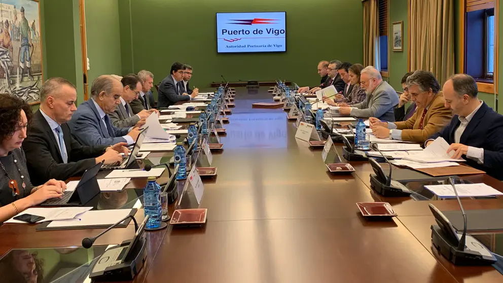 Consejo de administraci&oacute;n de la Autoridad Portuaria de Vigo.