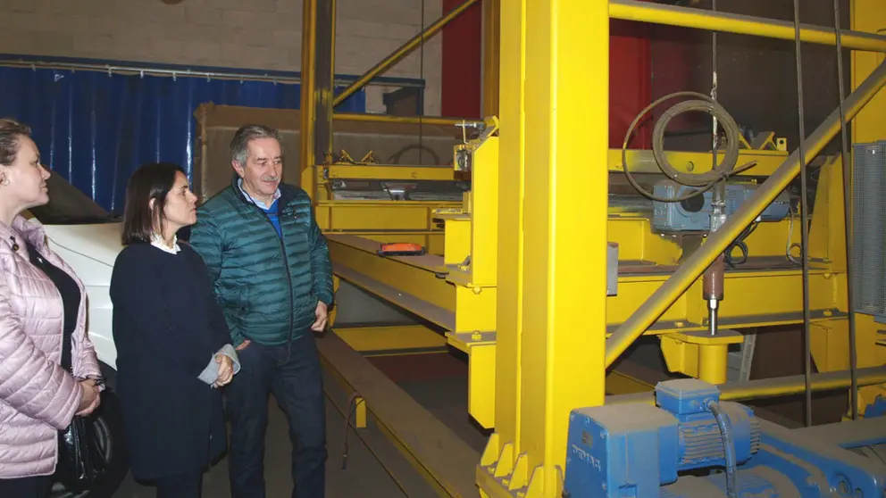 Patricia Argerey, visit&oacute; en Nar&oacute;n la ingenier&iacute;a &Aacute;rtabro-Samdeu.