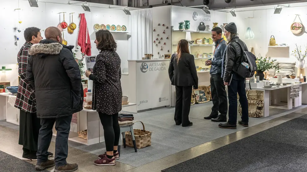 Stand de Artesan&iacute;a de Galicia./A.FRAGA.