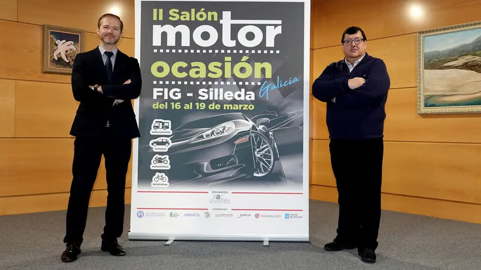 Ricardo Dur&aacute;n y presentaron la segunda edici&oacute;n del Sal&oacute;n Motor Ocasi&oacute;n Galicia.
