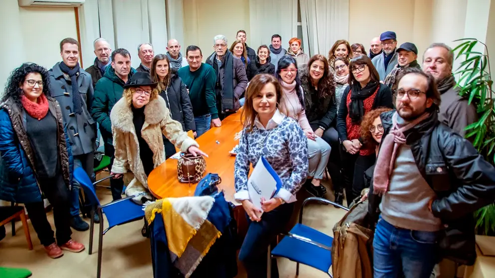Asistentes a la reuni&oacute;n convocada por la Federaci&oacute;n de Comercio de Ourense.