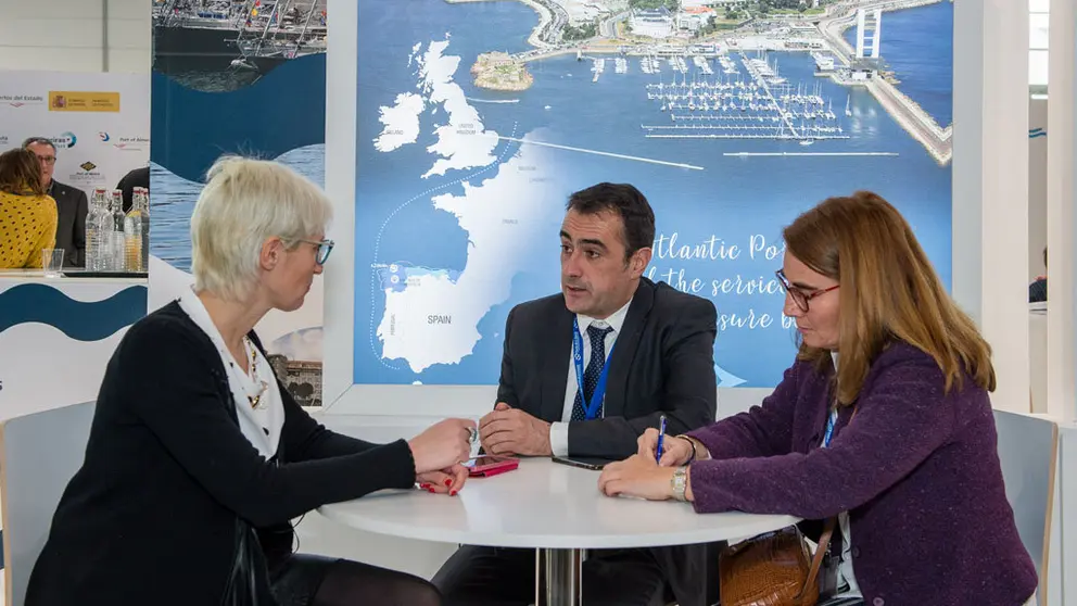 Stand del Puerto de A Coru&ntilde;a en Boot D&uuml;sseldorf.