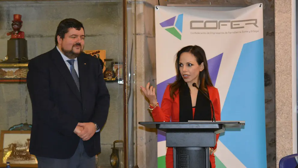 El presidente de COFER, Cristobal Dobarro, y la presidenta de M&eacute;xico Calidad Suprema, Lizeth Quintero.