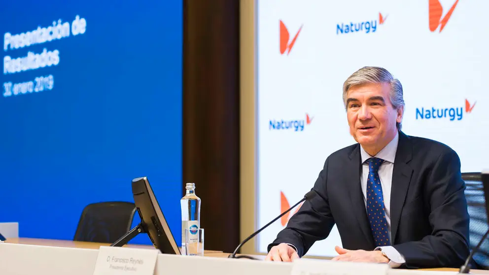 presidente ejecutivo de Naturgy, Francisco Reyn&eacute;s, en la presentaci&oacute;n de resultados./M.GARC&Iacute;A DE LA PAZ.