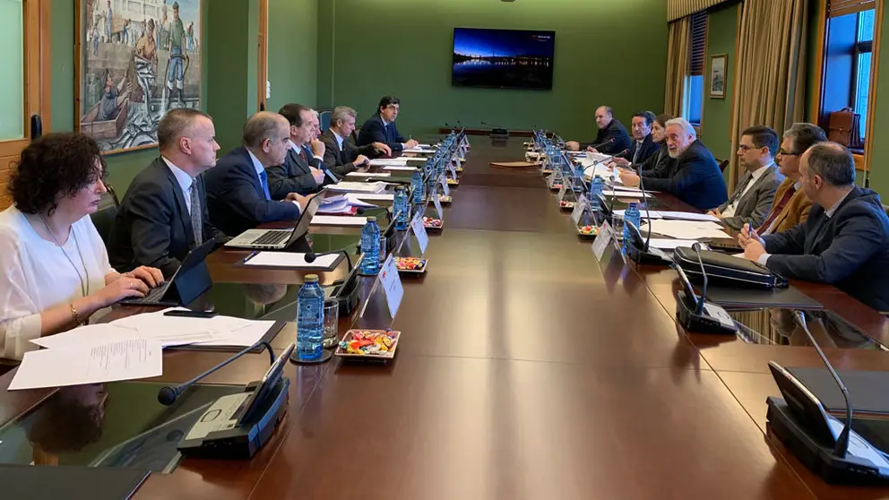 Reuni&oacute;n del consejo de administraci&oacute;n de la Autoridad Portuaria de Vigo.