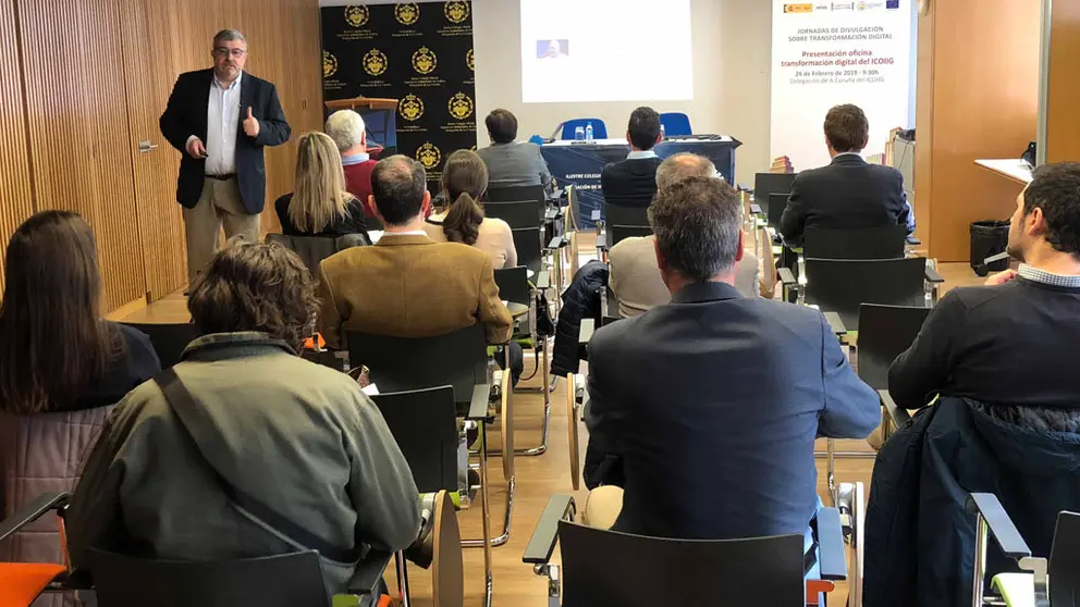 Jos&eacute; Manuel Castro P&eacute;rez, ingeniero industrial responsable de Vigilancia Competitiva del Igape, profundiz&oacute; en el concepto de transformaci&oacute;n digital.