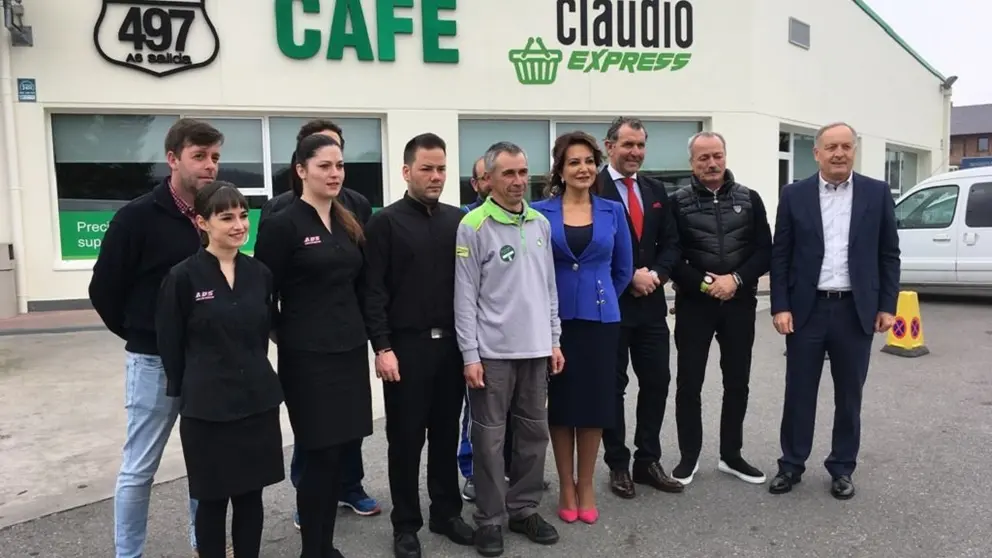 El establecimiento en el &aacute;rea de servicio de A Campi&ntilde;a es el n&ordm; 61 de la red de Claudio Express.