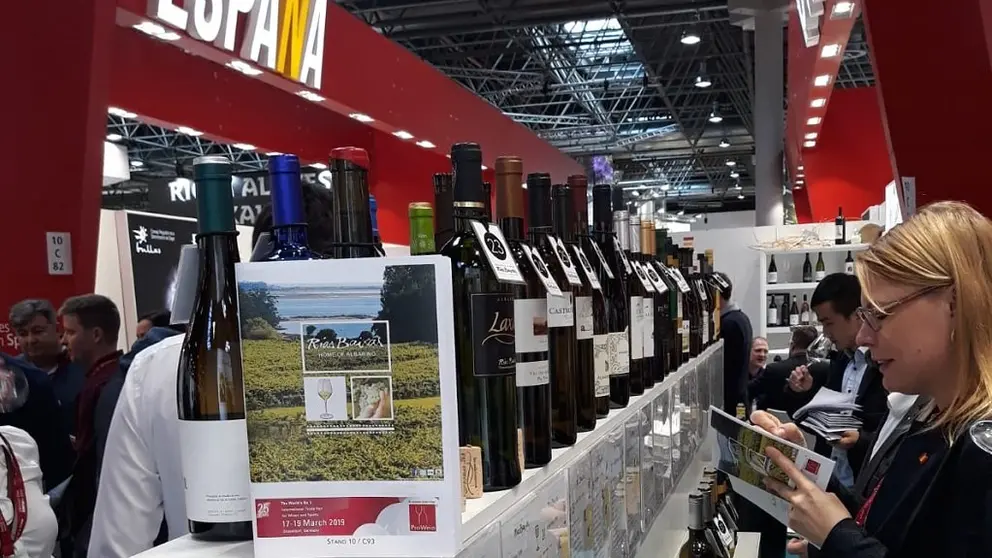 R&iacute;as Baixas particip&oacute; en ProWein dentro del stand de ICEX.
