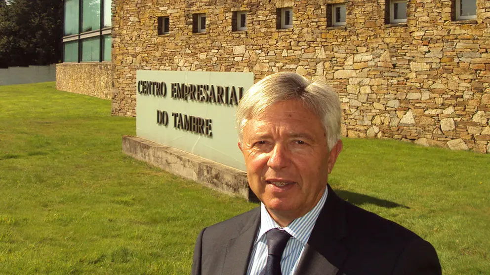 Jes&uacute;s Chenel, presidente de la Asociaci&oacute;n &Aacute;rea Empresarial Tambre de Santiago.