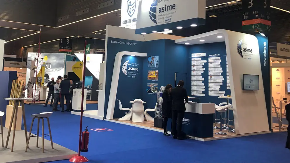 Stand de Asime en WindEurope.
