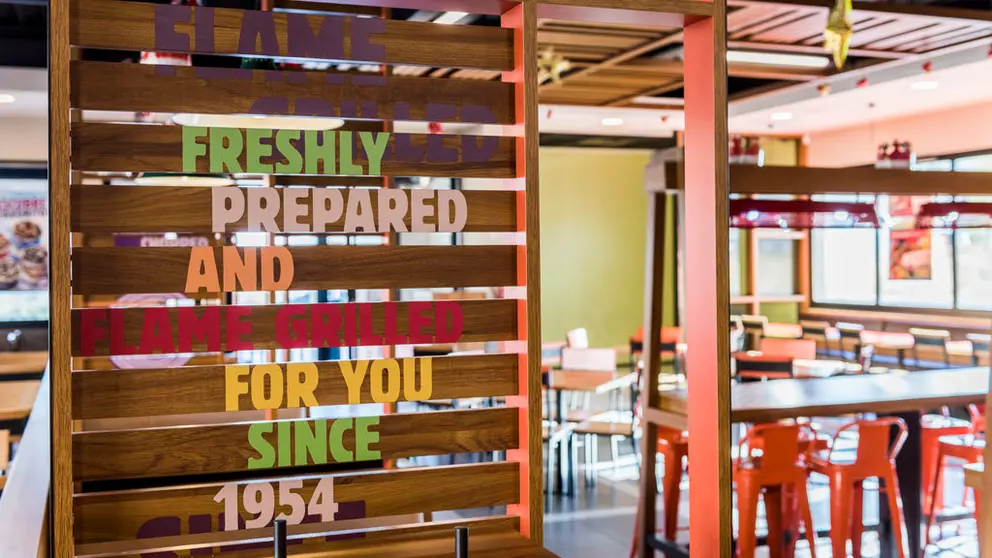 El restaurante de Mos cuenta con la imagen Prime de Burger King Espa&ntilde;a.