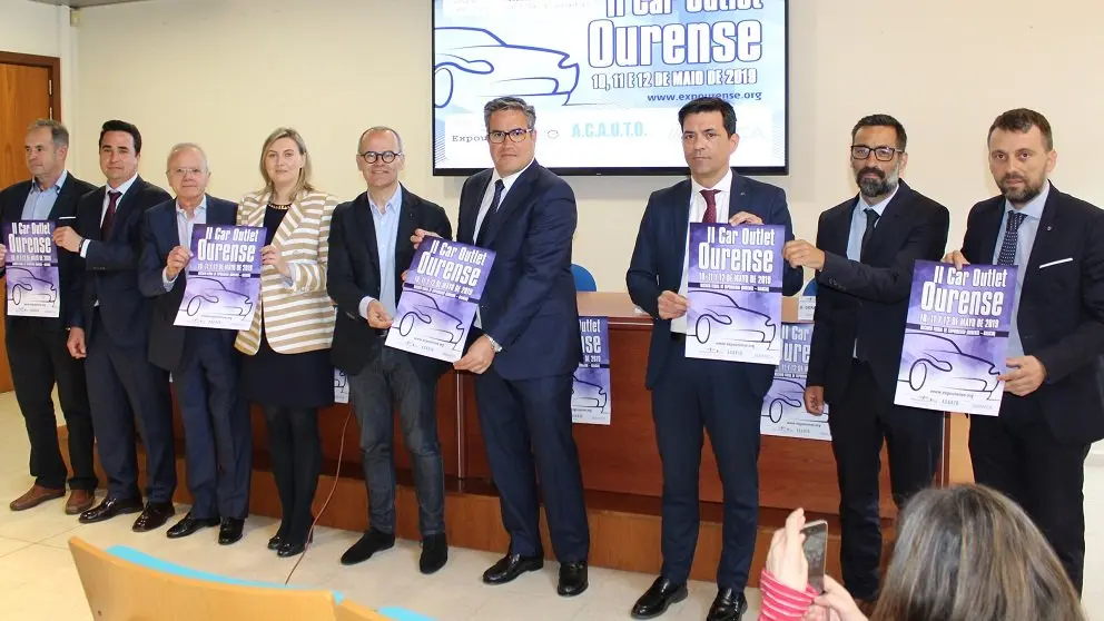 Presentaci&oacute;n del II Car Outlet Ourense, que se celebrar&aacute; en Expourense.