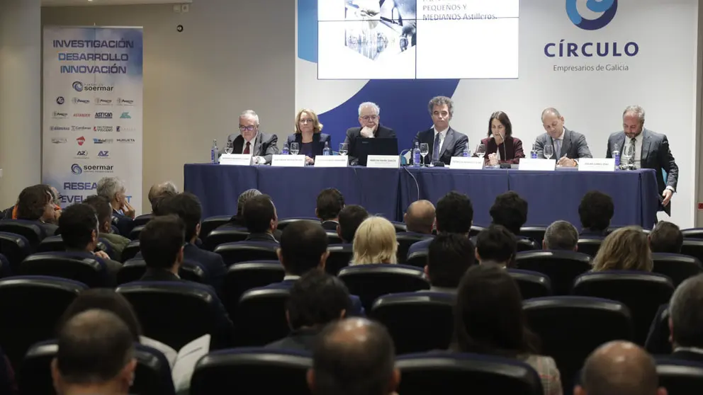 Presentaci&oacute;n del Plan estrat&eacute;gico de I+D+i de los peque&ntilde;os y medianos astilleros, en Vigo.