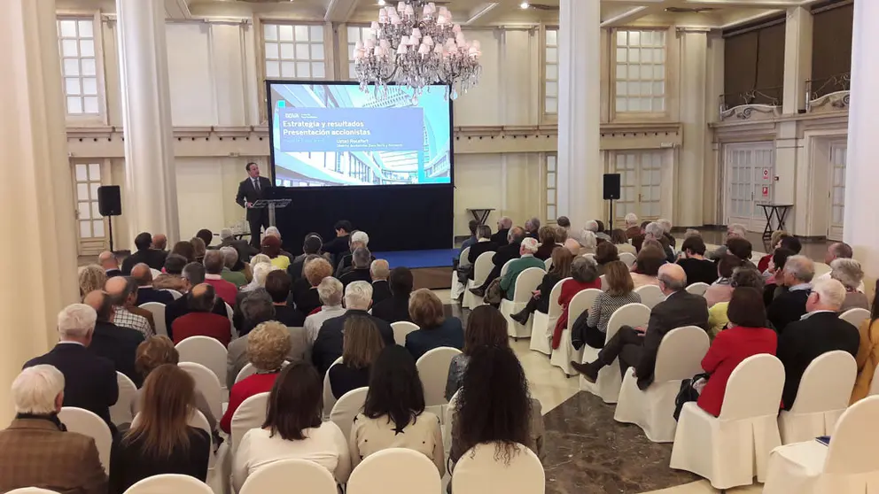Jornada para accionistas de BBVA en A Coru&ntilde;a.