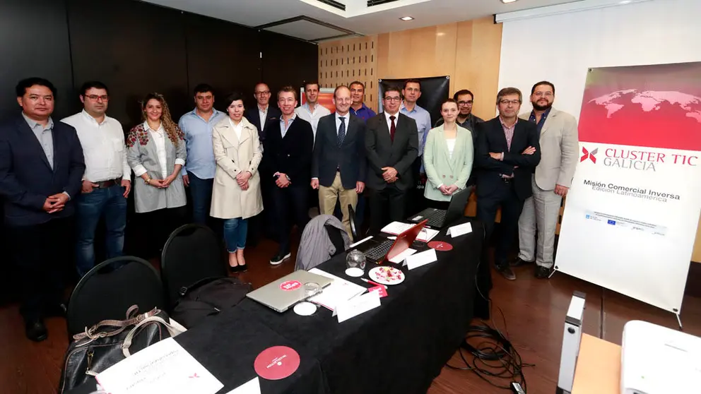 El director del Igape acudi&oacute; a la jornada del sector TIC organizada en el marco de la misi&oacute;n comercial inversa del Cl&uacute;ster TIC./C.PAZ.