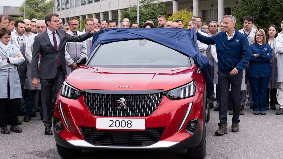 Descubrimiento del nuevo modelo de Peugeot 2008 en la planta viguesa de PSA.