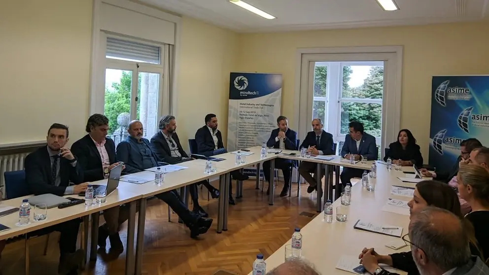 Encuentro de trabajo de representantes de Asime, Zona Franca y la regi&oacute;n mexicana de Celaya.