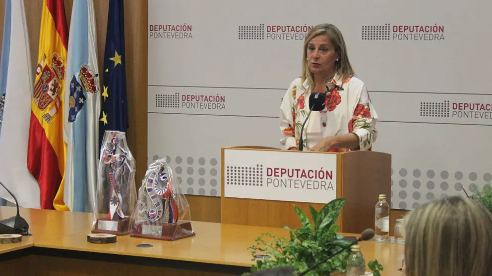 Carmela Silva, presidenta da Deputaci&oacute;n de Pontevedra.
