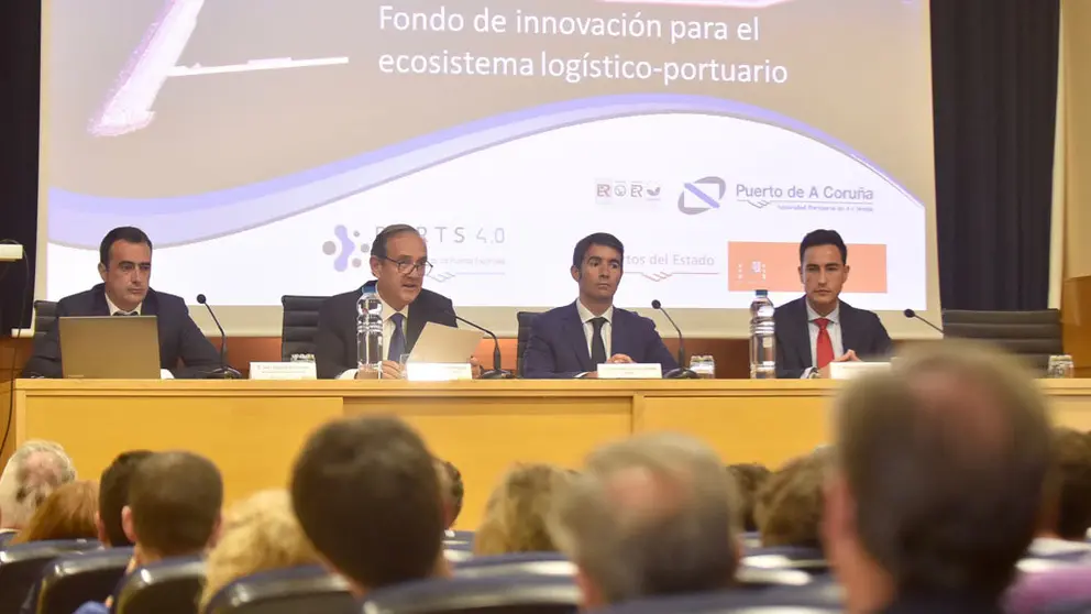 Acto de presentaci&oacute;n de los fondos Puertos 4.0 en la Autoridad Portuaria de A Coru&ntilde;a.