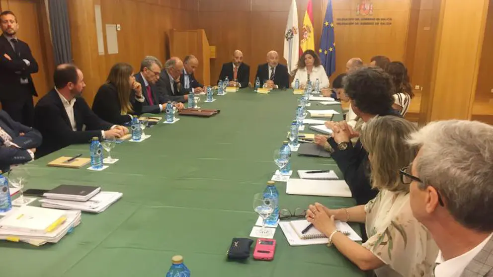 Primera reuni&oacute;n del grupo de trabajo Brexit-Galicia en la Delegaci&oacute;n del Gobierno, en A Coru&ntilde;a.
