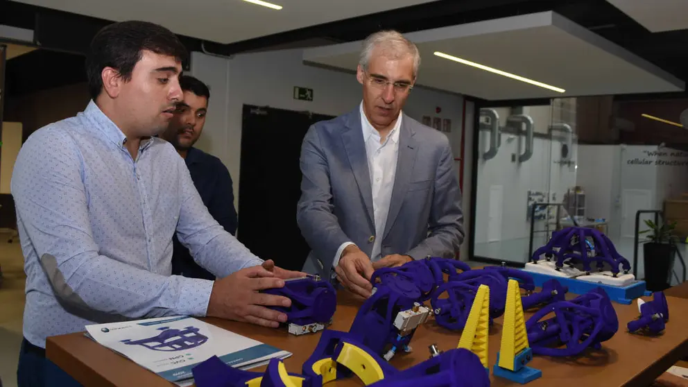 Francisco Conde en las instalaciones de la empresa Lupeon.