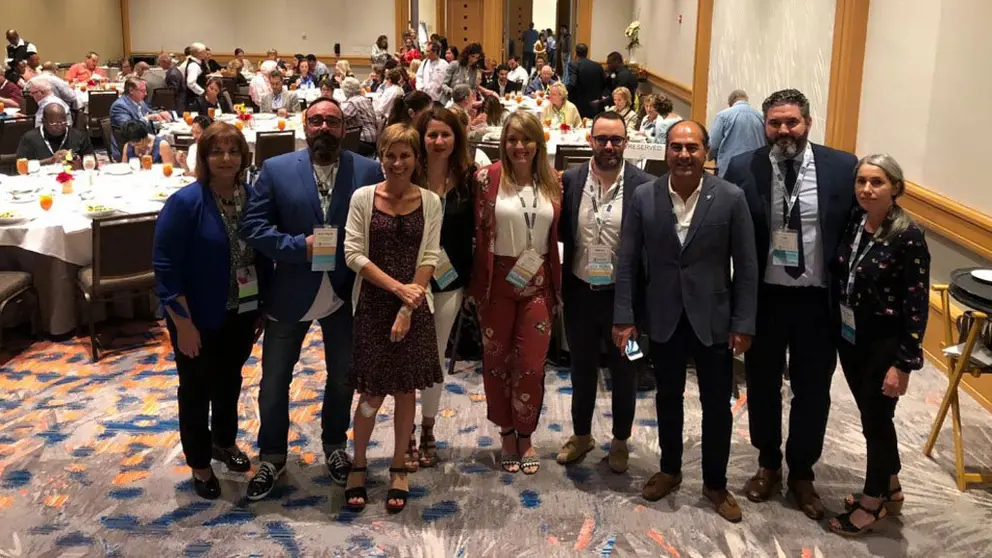 Delegaci&oacute;n gallega en la Convenci&oacute;n ASTA, en Miami.