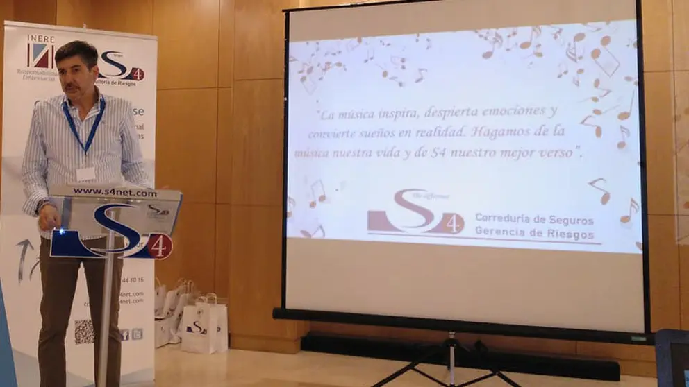 Alfredo Blanco, director general de Grupo S4, en la apertura de la convenci&oacute;n.