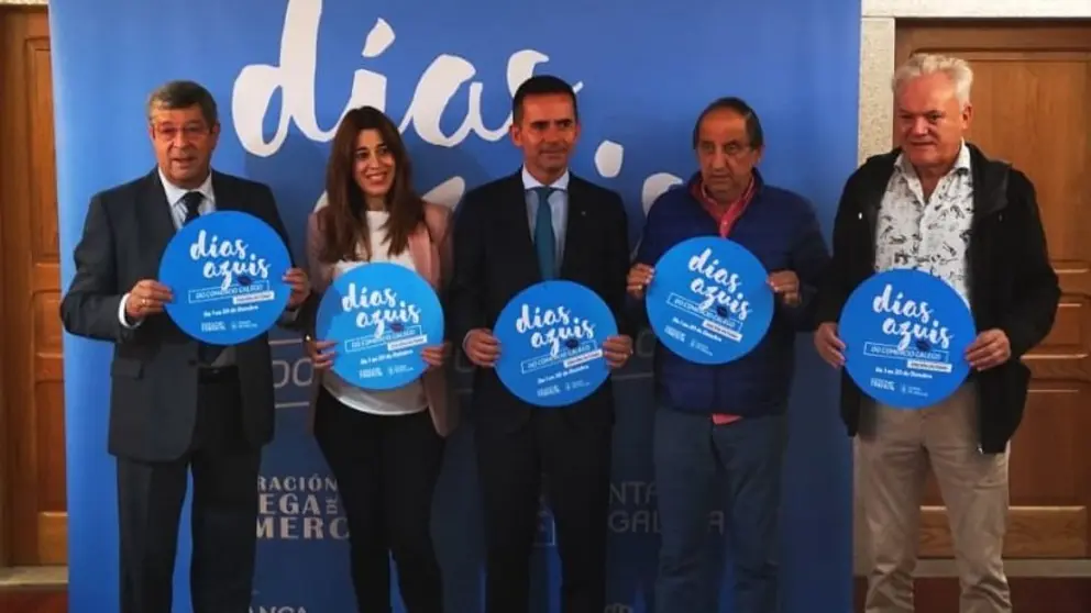 Presentaci&oacute;n da cuarta edici&oacute;n da campa&ntilde;a &ldquo;D&iacute;as Azuis do Comercio Galego&rdquo;.