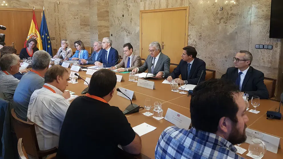 Reuni&oacute;n sobre la central de As Pontes en el Ministerio para la Transici&oacute;n Ecol&oacute;gica.