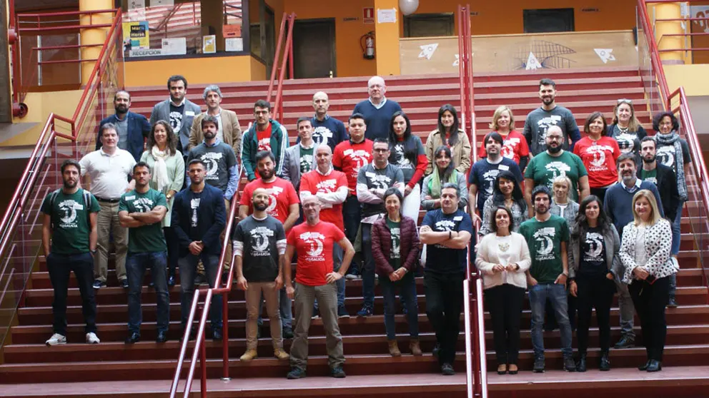 Emprendedores de la sede de Lugo de ViaGalicia en su StartupDay.