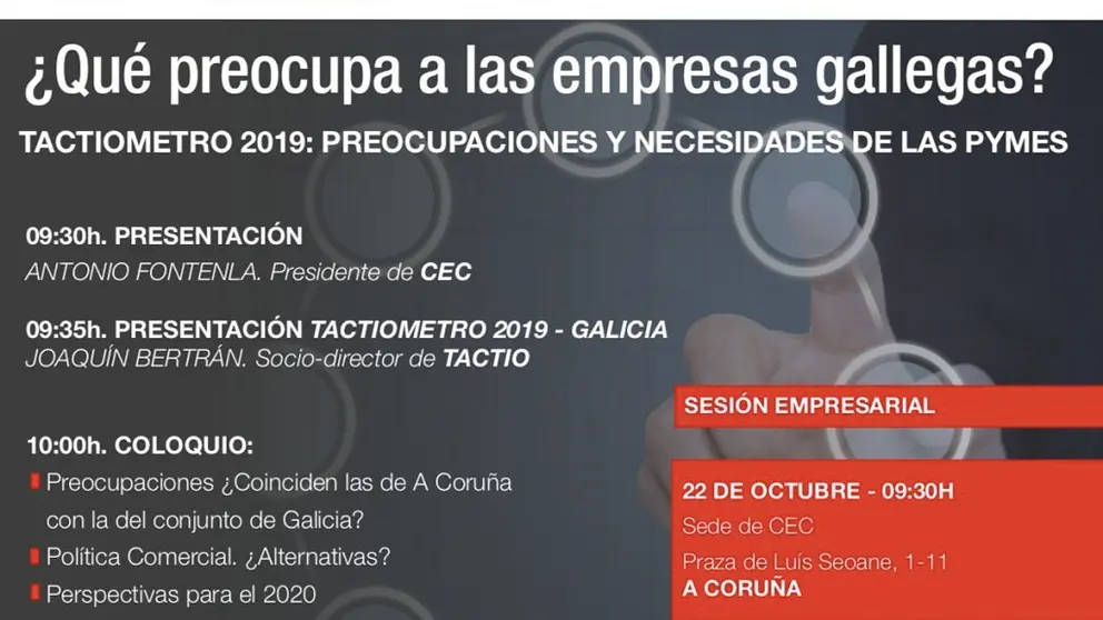 Este martes 22, presentaci&oacute;n del Tacti&oacute;metro 2019 en la sede de la CEC en A Coru&ntilde;a.