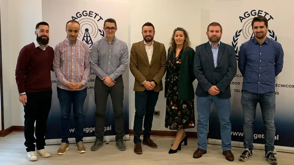 Junta directiva del el Colexio Oficial de Enxe&ntilde;eiros T&eacute;cnicos de Telecomunicaci&oacute;ns de Galicia.