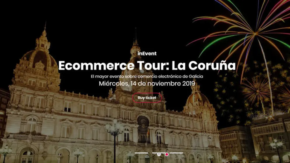 Web del evento Ecommerce Tour A Coru&ntilde;a.